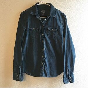 American Eagle Outfitters Blue Button Down Shirt